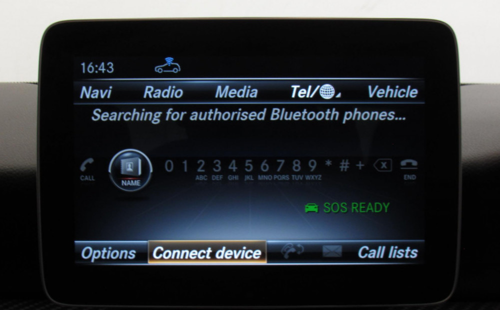 Screenshot of Mercedes COMAND